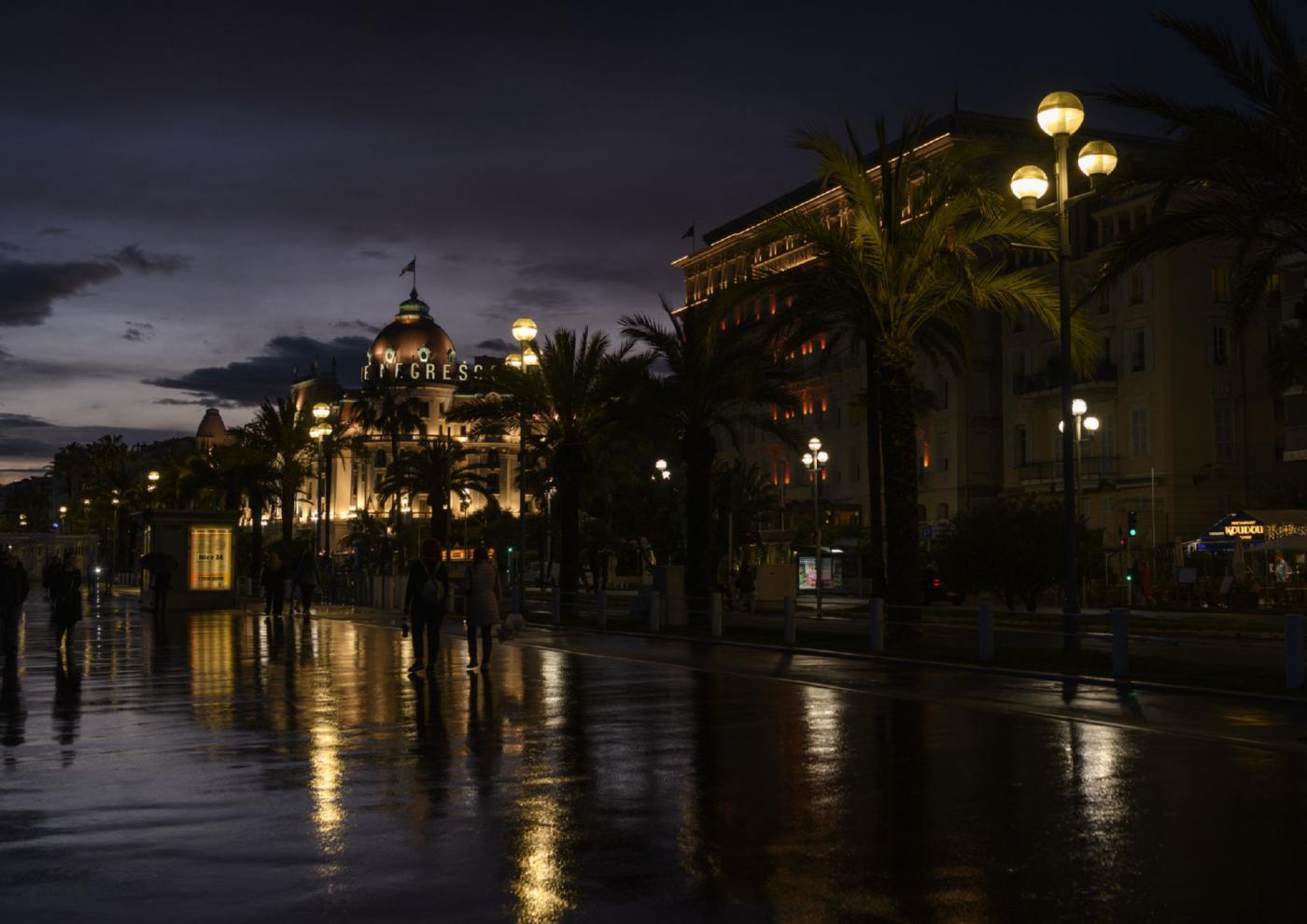 Nizza im Regen