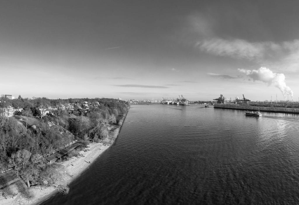Die Elbe von oben