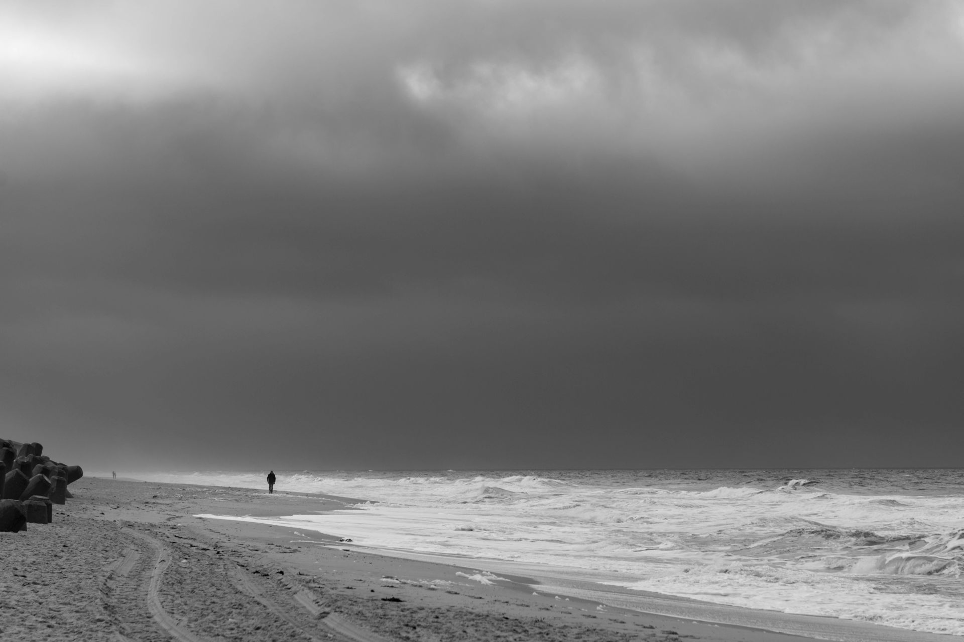Wetter am Strand von Westerland