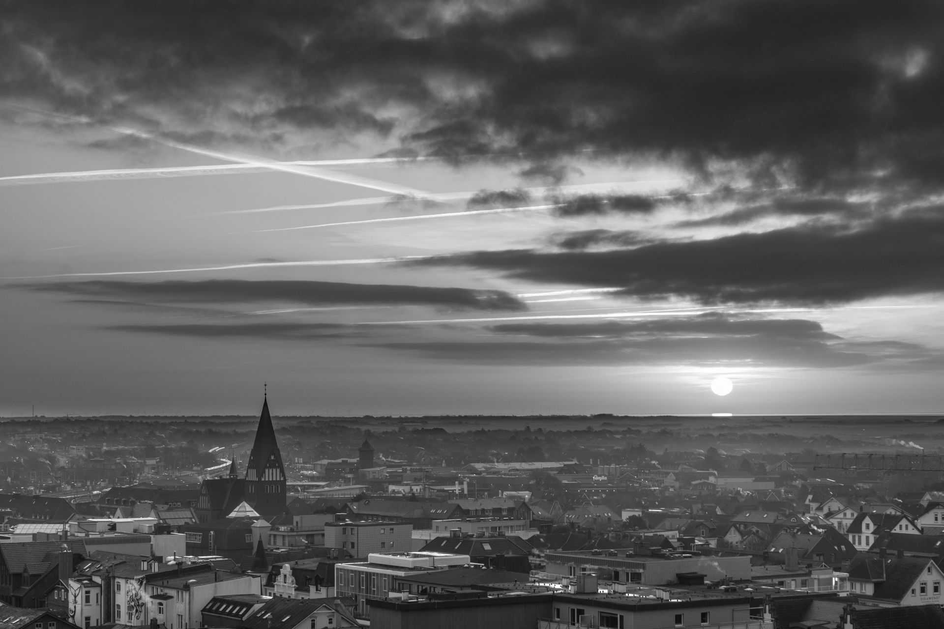 Sonnenaufgang &uuml;ber Westerland