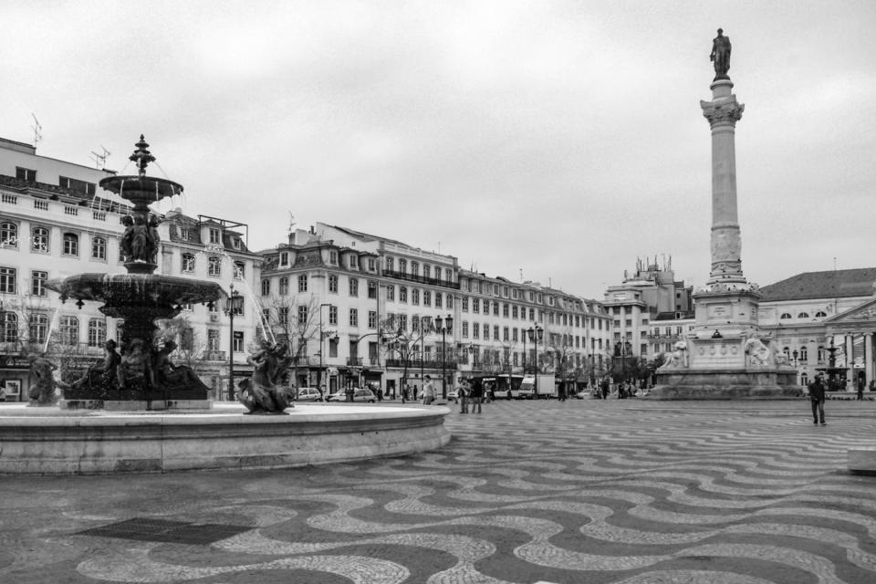 Pra&ccedil;a de D. Pedro IV, Lissabon