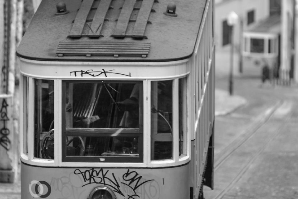 Stra&szlig;enbahn von Lissabon